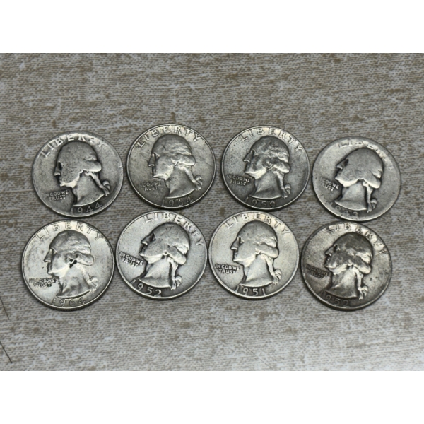 90% Silver U.S. Quarters - FV $2.00 - Various Years