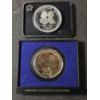 Image 1 : (2) American Revolution Committees of Correspondence Medals - (1) is Sterling Silver