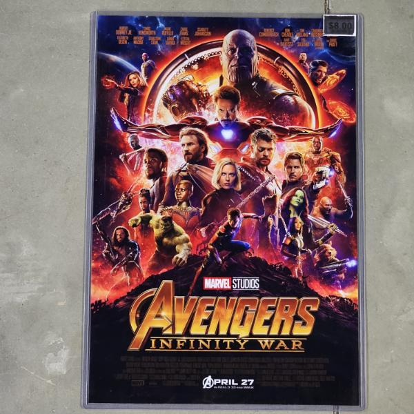 Marvel Studios Avengers: Infinity War Movie Poster Art Print with Protector (18x12.5")