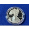 Image 2 : 1992 Silver American Eagle - 1 oz .999 Fine Silver - with Display and CoA