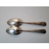Image 4 : x2 Steiff "Rose" Pattern Sterling Silver Spoons TW: ~63g - See Description