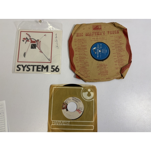 3 Small Records - System 56 - "His Master's Voice" Elvis Presley- Greatest Artists 