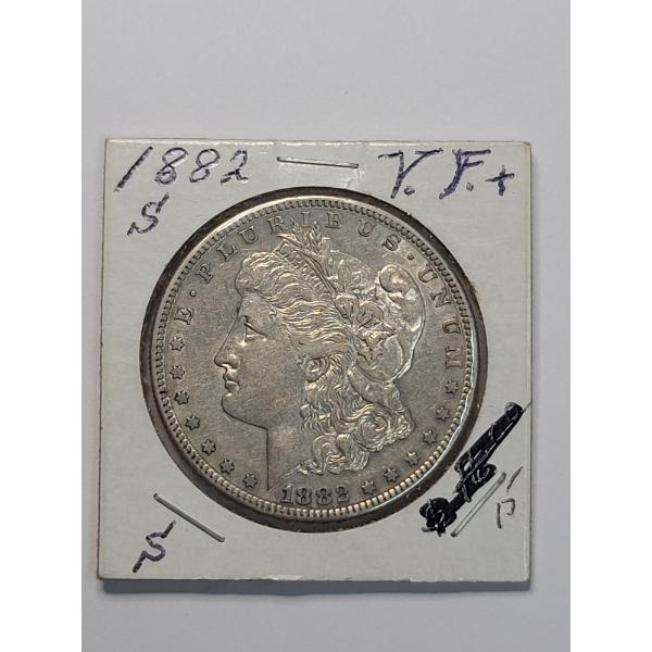 United States 1882-S Morgan 90% Silver Dollar