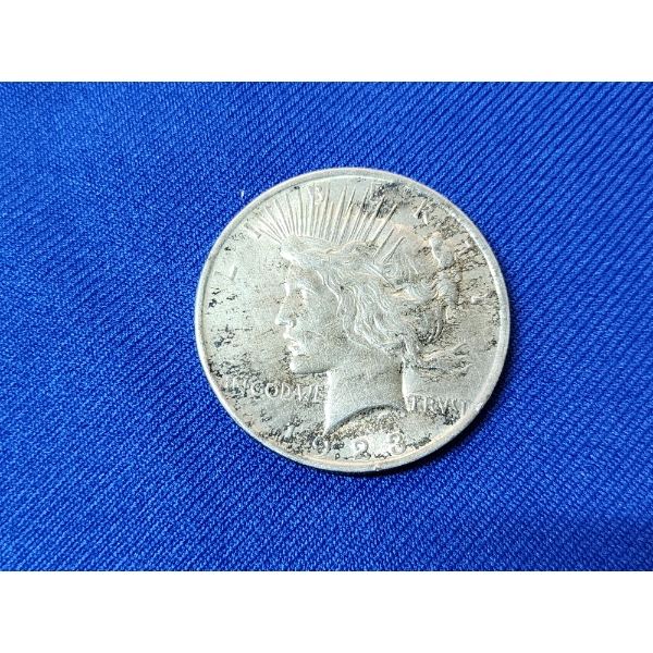 1923 90% Silver Peace Dollar