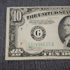 Image 2 : 1934-C United States Federal Reserve Bank of Chicago $10 Note in Great Condition! 