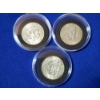 Image 2 : x3 1964 90% Silver Kennedy Half Dollars in Coin Capsules FV: $1.50