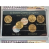 Image 3 : x3 Sets: 1999 Commemorative 50 State Quarters Program 24K Layered Gold Edition 