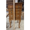 Image 3 : *Pick Up At Mantua Home-No Shipping Available* Wonderful Condition Oak Standing Jewelry Armoire & Go