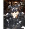 Image 2 : ca 1950s - Gold & Black Enameled Bear figure 8" Tall