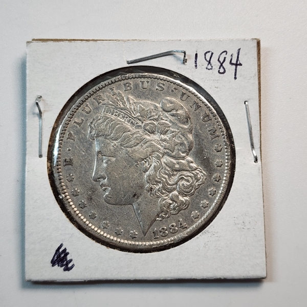1884 Morgan Silver Dollar - 90% Silver United States Coin