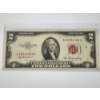 Image 1 : United States Series 1953 Red Seal $2 Bill - In Holder