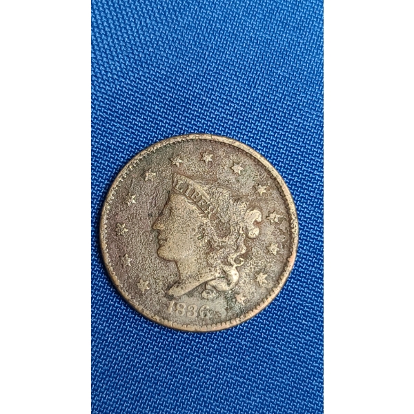 United States 1836 Matron Head Large Cent