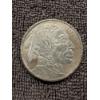 Image 1 : Vintage Indian Buffalo .999 Fine Silver Troy Ounce Coin - Nice Toning