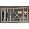 Image 1 : Window Pane Style Wall Mirror - 48W x 24H