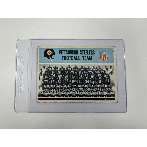 1966 Pittsburgh Steelers Team Football Card - Made By Philadelphia Card Company