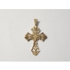 Image 1 : Stunning 14K Gold Detail Cross Pendant TW: 1.6g