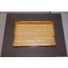 Image 2 : 3 Pcs Brand New Large Art / Picture Frames  2 Under Glass 40" by 29" Largest In Dark Mahogany See Pi