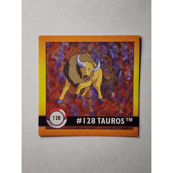 Vintage 1998 Artbox #128 Tauros Trading Card Sticker ~ NM Condition!