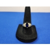 Image 7 : Stunning 14K Gold Ring with Dark Blue Stone - Size 7.5 - 3.5g