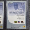 Image 10 : Four Upper Deck AUTOGRAPHED Indianapolis Colts NUMBERED Rookie Football Trading Cards