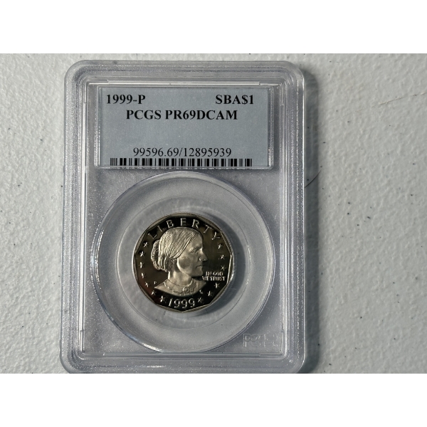 1999-P PCGS PR69 DCAM Susan B. Anthony Dollar