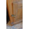 Image 5 : RARE - In Excellent Condition... Antique Oak Kitchen Galvanized Lined Ice Box 
