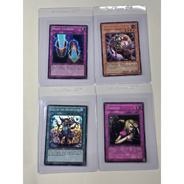 Lot of (4) Yu-Gi-Oh! TCG Trading Cards - Mint Condition 