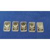 Image 2 : (5) Limited Edition Pit Bullion 1/10 Troy Ounce .999 Fine Silver Bars-Fun With Willy Federal Reserve
