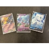 Image 1 : 3 Pokemon Trading Cards - Hatterene V - Mimikyu ex - Galarian Darmanitan v