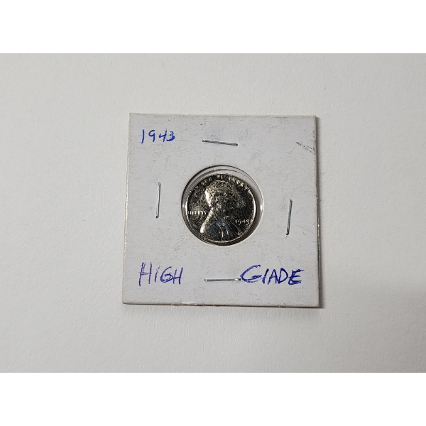 Nice 1943 High Grade Lincoln Steel Penny