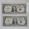 Image 1 : Two Series 1957 A $1 Silver Certificates FV: $2.00