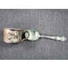 Image 1 : Vintage Sterling Silver Spoon & Small Cup Ft. Engraved Cat Picture Weighing 74.5 Grams