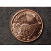 Image 1 : Giganotosaurus Dinosaur 1 Oz .999 Fine Copper Round 