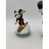 Image 9 : Mickey Mouse Santa with Bag of Toys with Donald Duck in it - Mickey Mouse Skiing Musical Box 