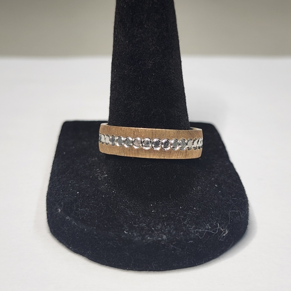 Incredible 14K Two-Tone Ring - Size 10.5 - Total Weight: 5.4g