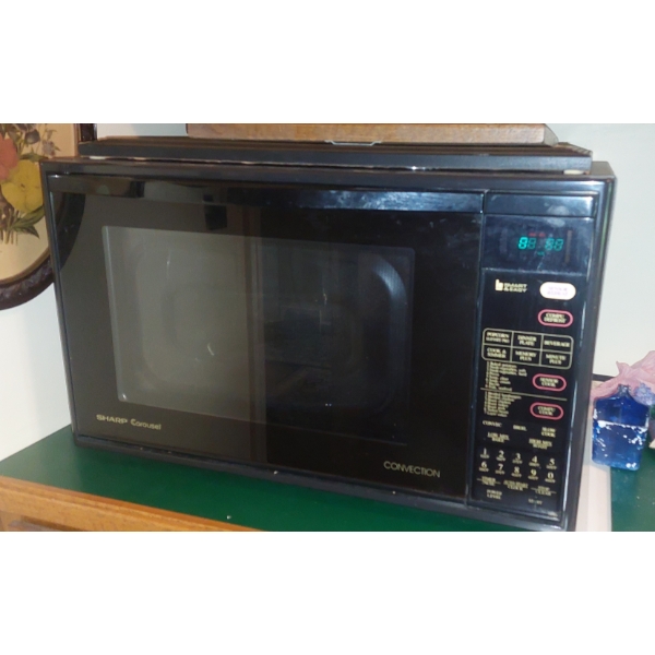 Sharp Carousel Working Microwave - Countertop Model Black