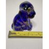 Image 8 : Adorable Degenhart Vintage Glass Dog Figurine- Blue Iridozed