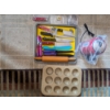 Image 1 : Kitchen Lot - Knives, Rolling Pin, New Dash Pot & More