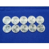 Image 3 : Lot of (10) 1/10th troy oz Walking Liberty Silver Rounds .999 Silver - 1 oz Silver Total!