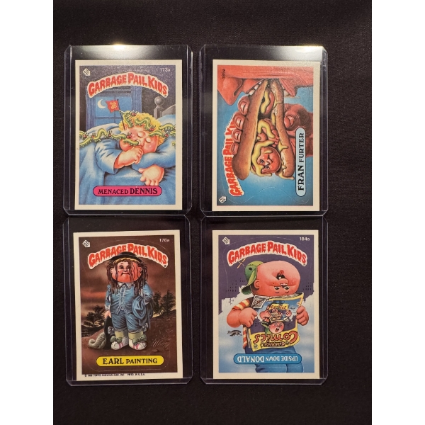 4 - 1996 Topps Garbage Pail Kids Cards - Well Centered & Mint Condition