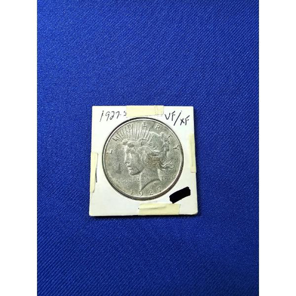 1927- S Silver Peace Dollar- Very Fine