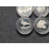 Image 5 : 2000 Canada Half Dollar Birds of Prey Proof Silver 4 Coin Set