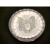 Image 4 : 1 Oz .999 Fine Silver 2018 American Eagle Round in Capsule Protector