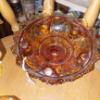 Image 4 : Vintage Fenton Amber Ruffled Glass Lot - See Pics