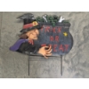 Image 1 : Brand New! Tin 29''x30'' Trick Or Treat Yard Sign -No Shipping Available 