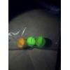 Image 2 : 1950s Fire King Uranium Marbles - Glow in Dark - 1/2" Marbles