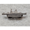 Image 4 : Metal Folding Cup and U.S.S. Arizona Pin - Lot of (2) Collectible Items