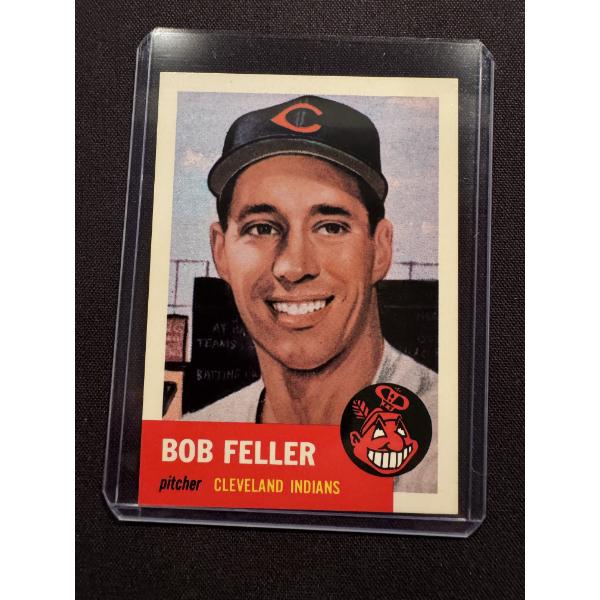 Topps Baseball Archives Bob Feller Cleveland Indians Baseball Card - Perfect Mint Card