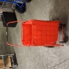 Image 9 : Nice Red Metal Wire Shopping Basket On Wheels ~ Perfect for the Market!