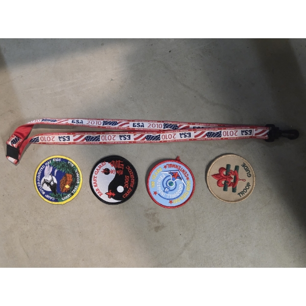 BSA Lanyard And Patches In Excellent Condition!